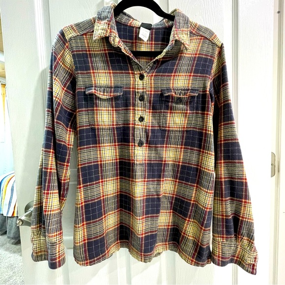 Vintage Patagonia 3/4 button up flannel - Picture 1 of 4